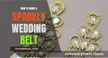 DIY Sparkly Wedding Belt: A Bride's Guide to Shine