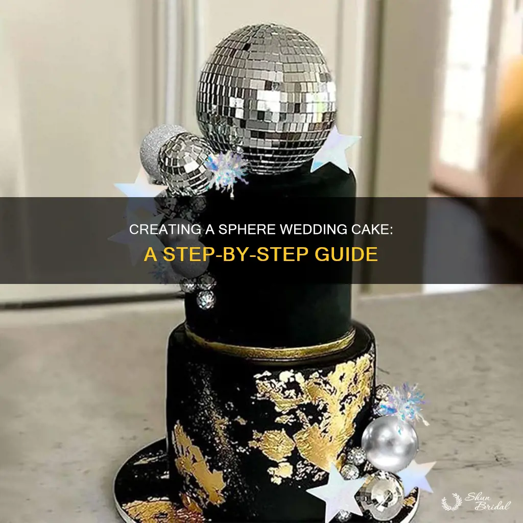 how to make a sphere wedding cake