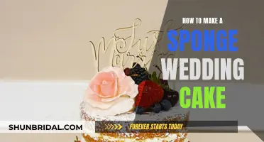 Creating a Multi-Tiered Sponge Cake for Your Wedding