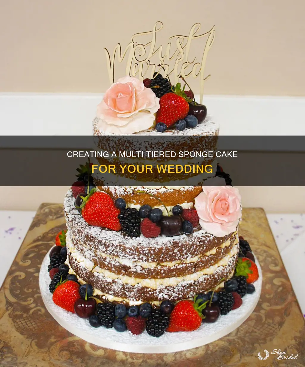 how to make a sponge wedding cake