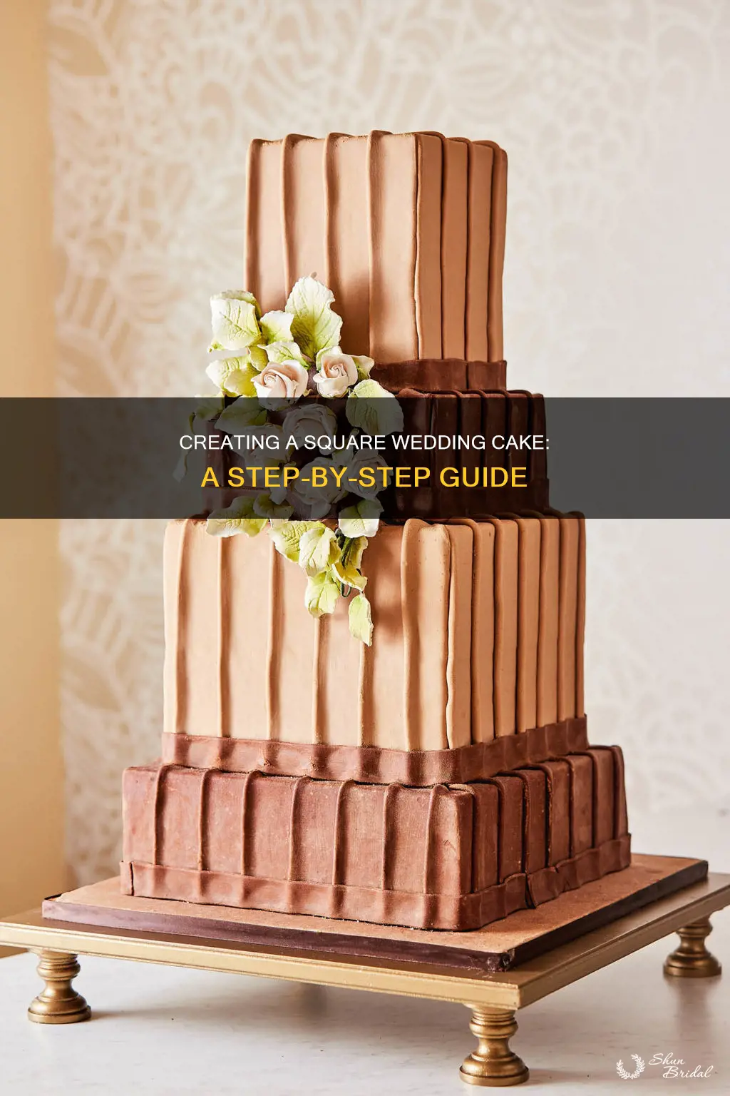 how to make a square wedding cake