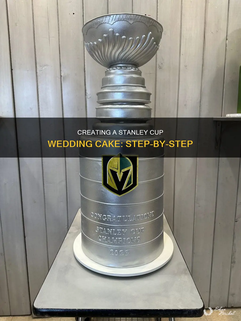 how to make a stanley cup wedding cake