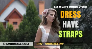 Adding Straps to Your Strapless Wedding Gown