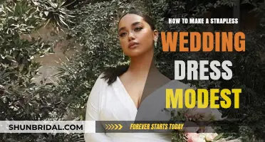 Strapless Wedding Dresses: Modest Tips for Brides