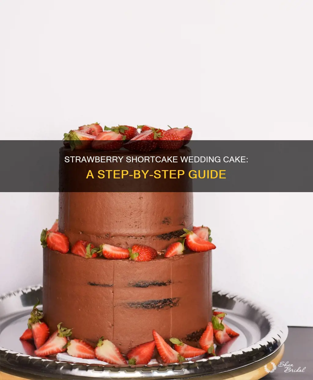 how to make a strawberry shortcake wedding cake