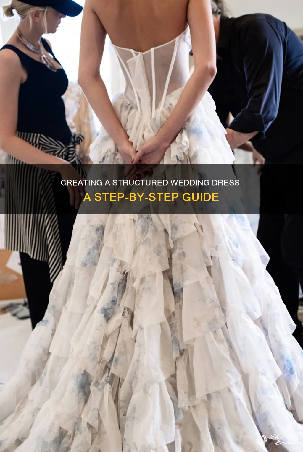 how to make a structured wedding dress