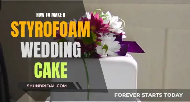 Creating a Dream Wedding Cake with Styrofoam