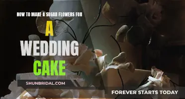 Crafting Sugar Flowers for Your Wedding Cake