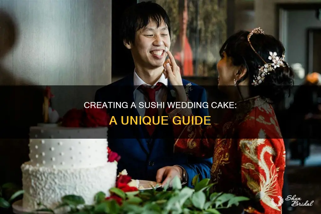 how to make a sushi wedding cake