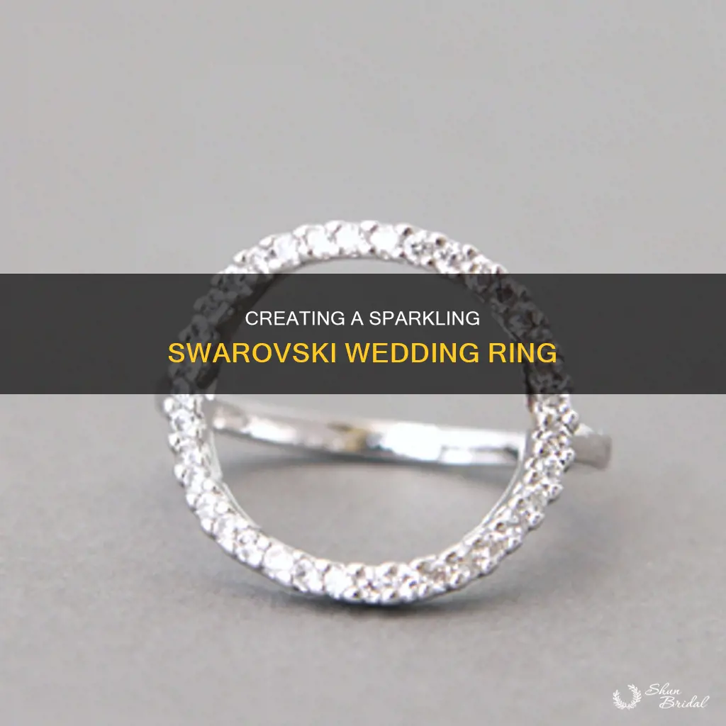 how to make a swarovski beaded wedding ring