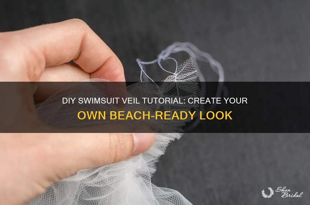 how to make a swimsuit veil