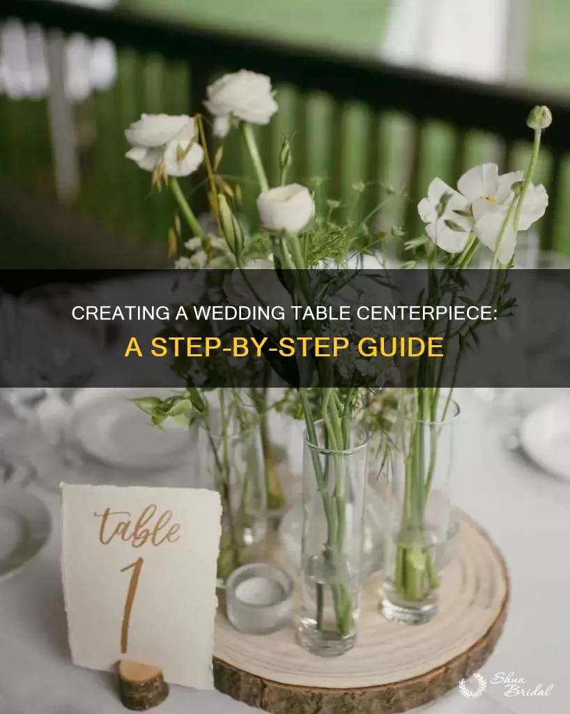 how to make a table centerpiece wedding