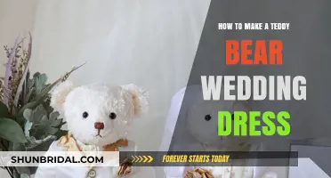 Creating a Wedding Dress for Your Teddy Bear