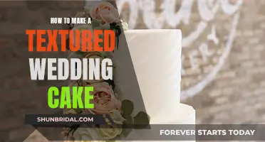 Creating a Textured Wedding Cake: A Step-by-Step Guide