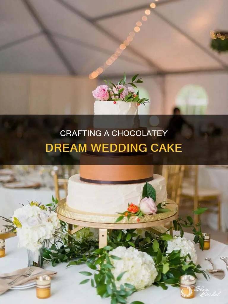 how to make a three tier chocolate wedding cake