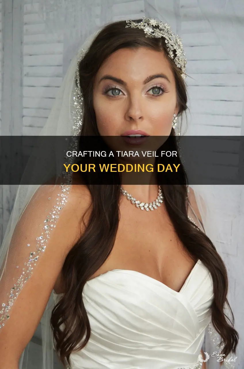 how to make a tiara wedding veil