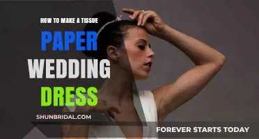 Creating a Dreamy Tissue Paper Wedding Dress