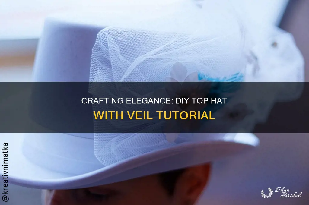 how to make a top hat with veil