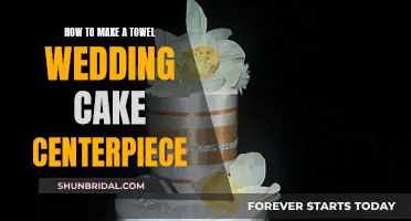 Create a Towel Wedding Cake Centerpiece: Step-by-Step Guide