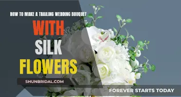 Trailing Silk: Crafting a Wedding Bouquet with Faux Flowers