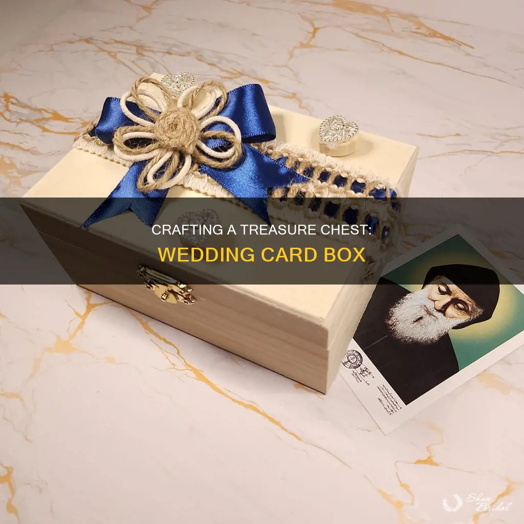 how to make a treasure chest wedding card box