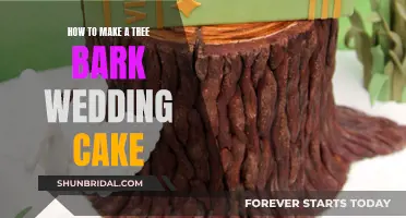 Tree Bark Wedding Cake: A Rustic Confectionery Delight