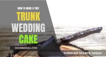 Creating a Tree Trunk Wedding Cake: A Step-by-Step Guide