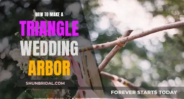 Building a Triangle Wedding Arbor: A Step-by-Step Guide