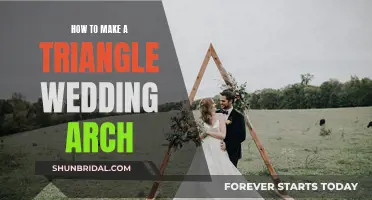 Creating a Triangle Wedding Arch: A Step-by-Step Guide