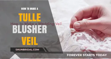 Crafting Your Dream Tulle Blusher Veil: A Step-by-Step DIY Guide