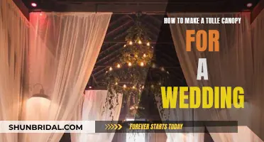 Creating a Tulle Canopy for Your Dream Wedding