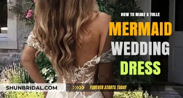 Create a Magical Tulle Mermaid Wedding Dress