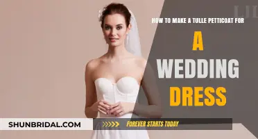 DIY Tulle Petticoat for Your Wedding Gown