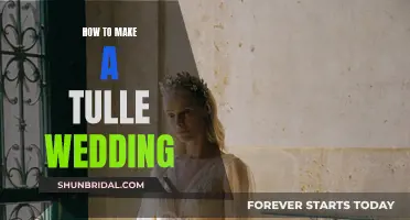 Creating a Tulle Wedding Gown: DIY Guide