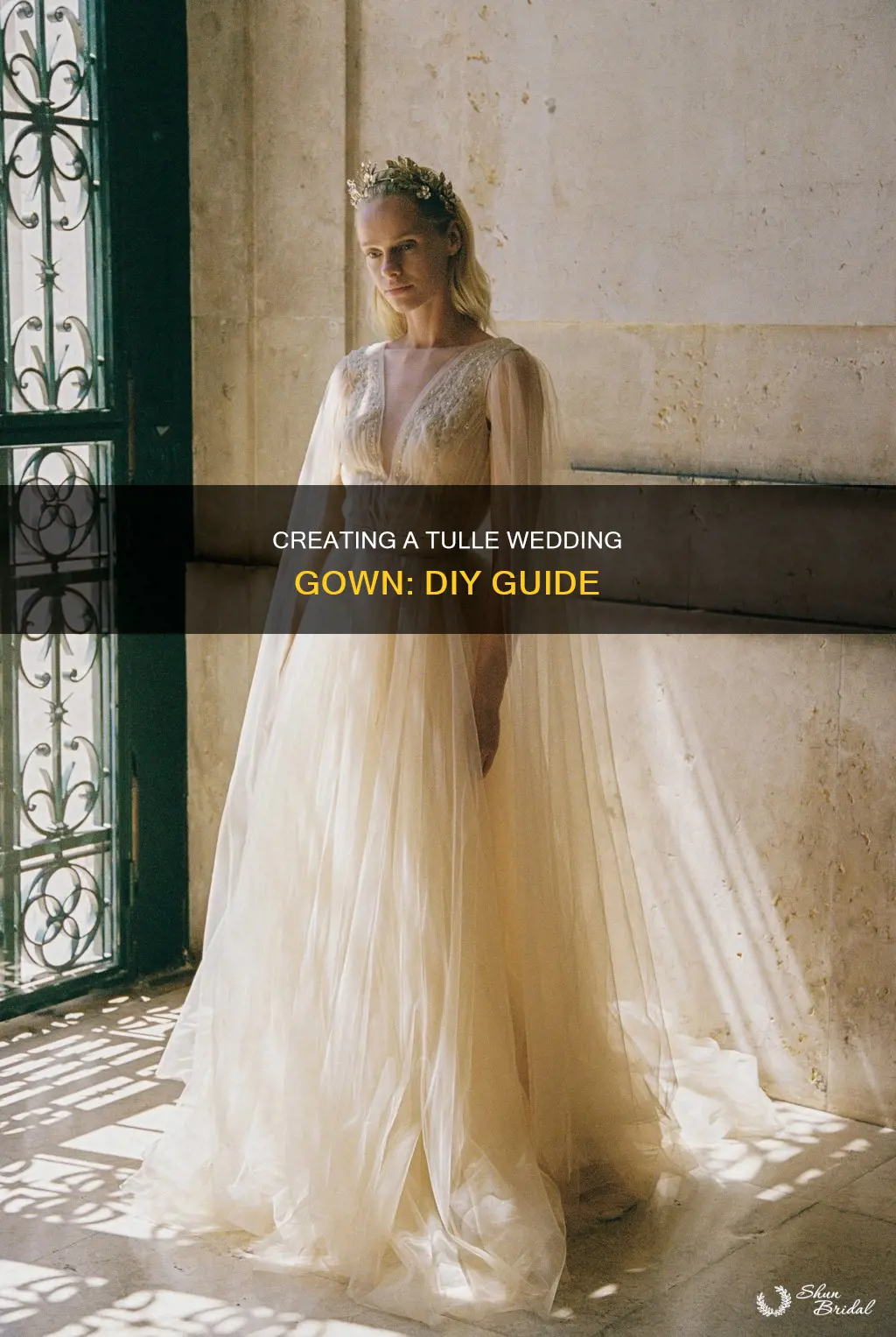 how to make a tulle wedding