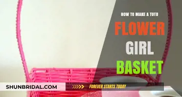 Crafting a Charming Tutu Flower Girl Basket: Easy DIY Guide