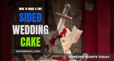 Designing a Delicious Two-Sided Wedding Cake