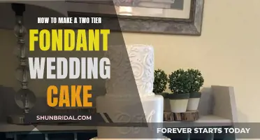 Crafting a Two-Tier Fondant Wedding Cake Masterpiece