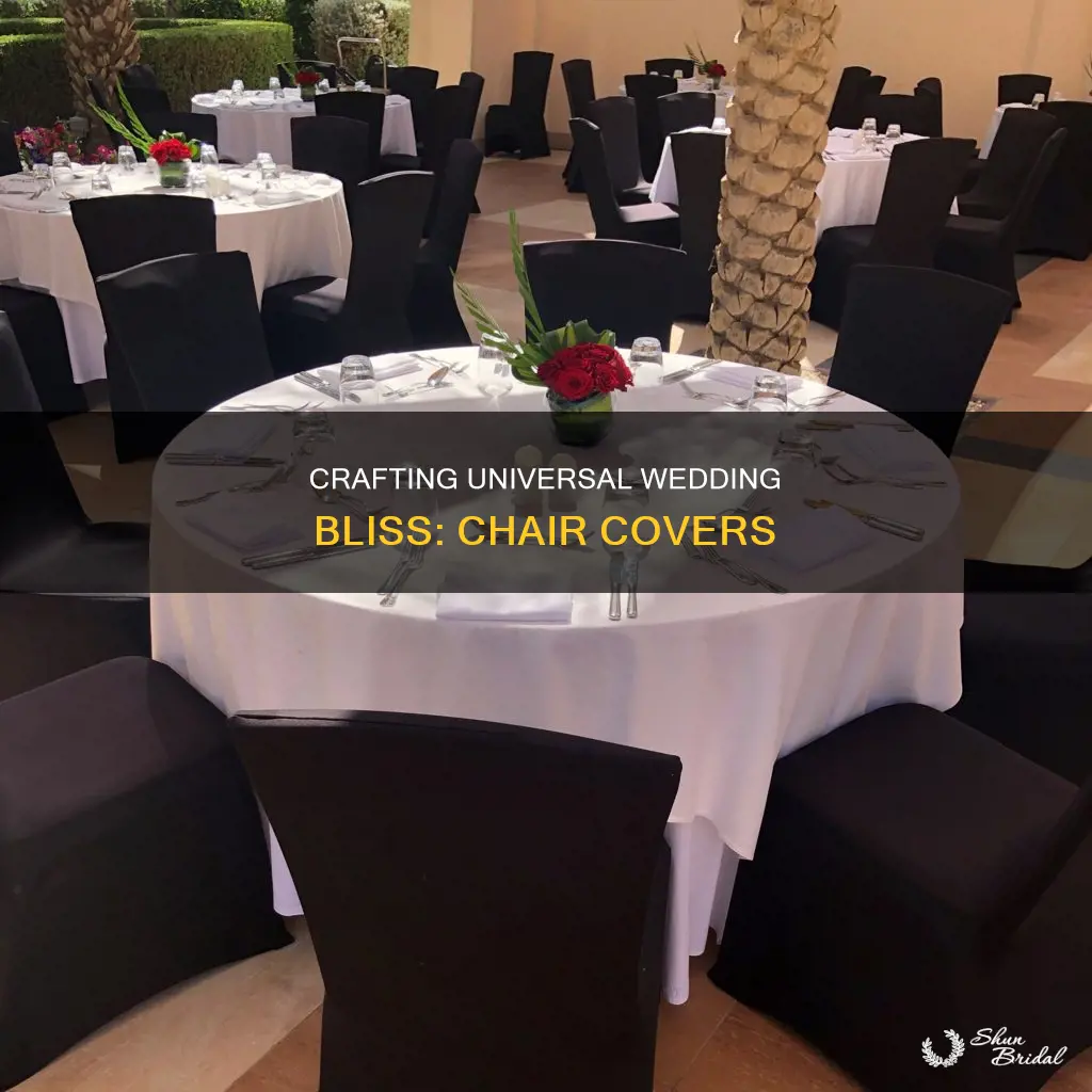 how to make a universal wedding chair cover