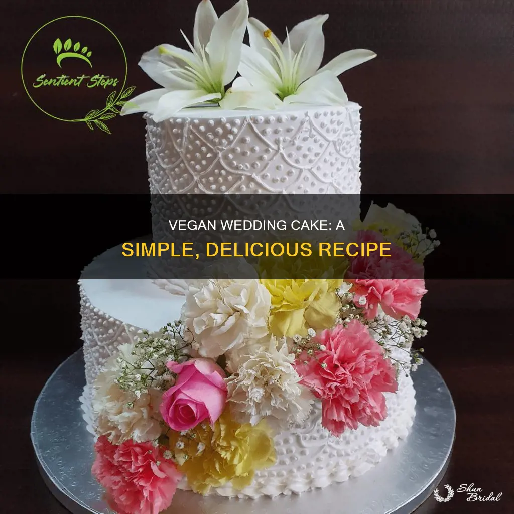 how to make a vegan wedding cake recipe