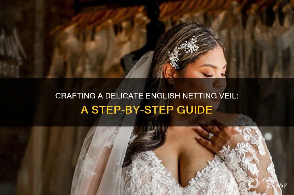 how to make a veil english netting
