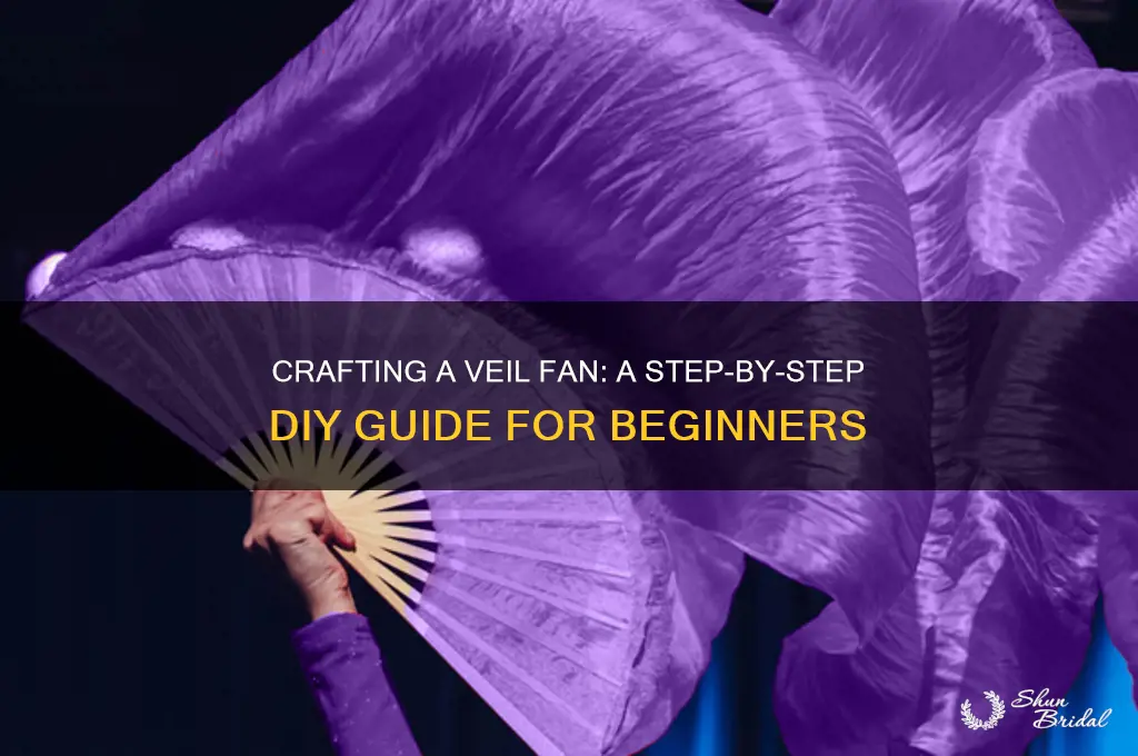 how to make a veil fan