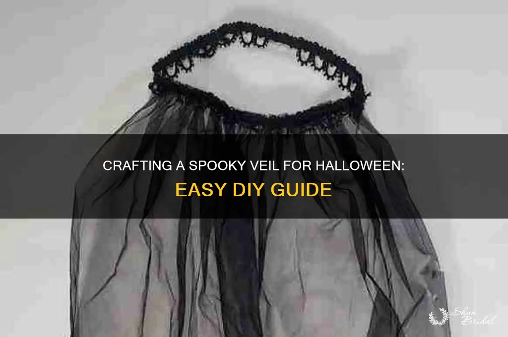 how to make a veil halloween