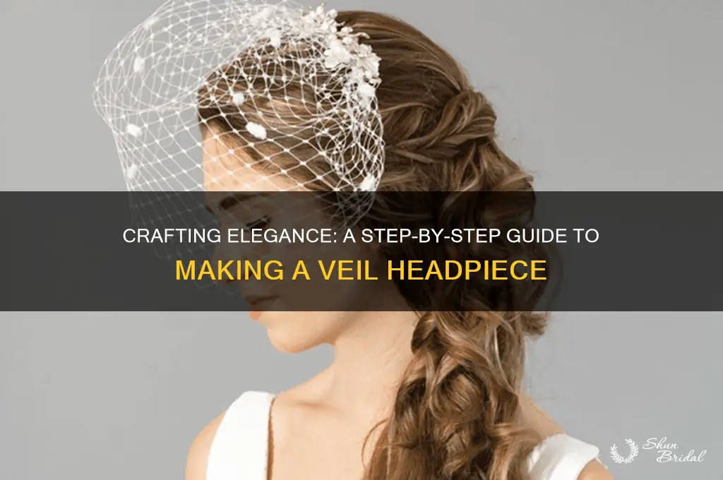 how to make a veil headpiece
