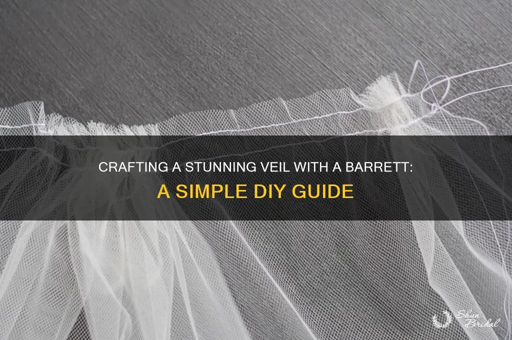 how to make a veil with a barrett