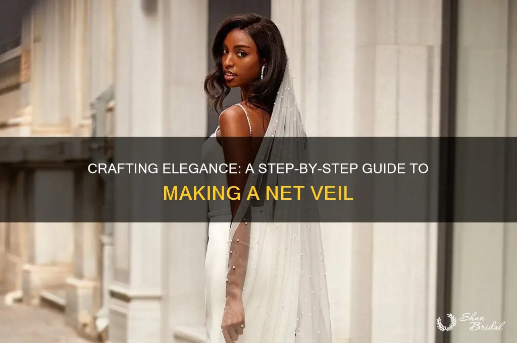 how to make a veil with netting