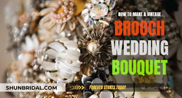 Create a Vintage Brooch Bouquet for Your Wedding Day