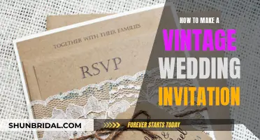 Crafting Vintage Wedding Invitations: A Step-by-Step Guide