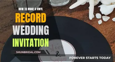 Custom Vinyl Record Wedding Invites: A Creative Guide