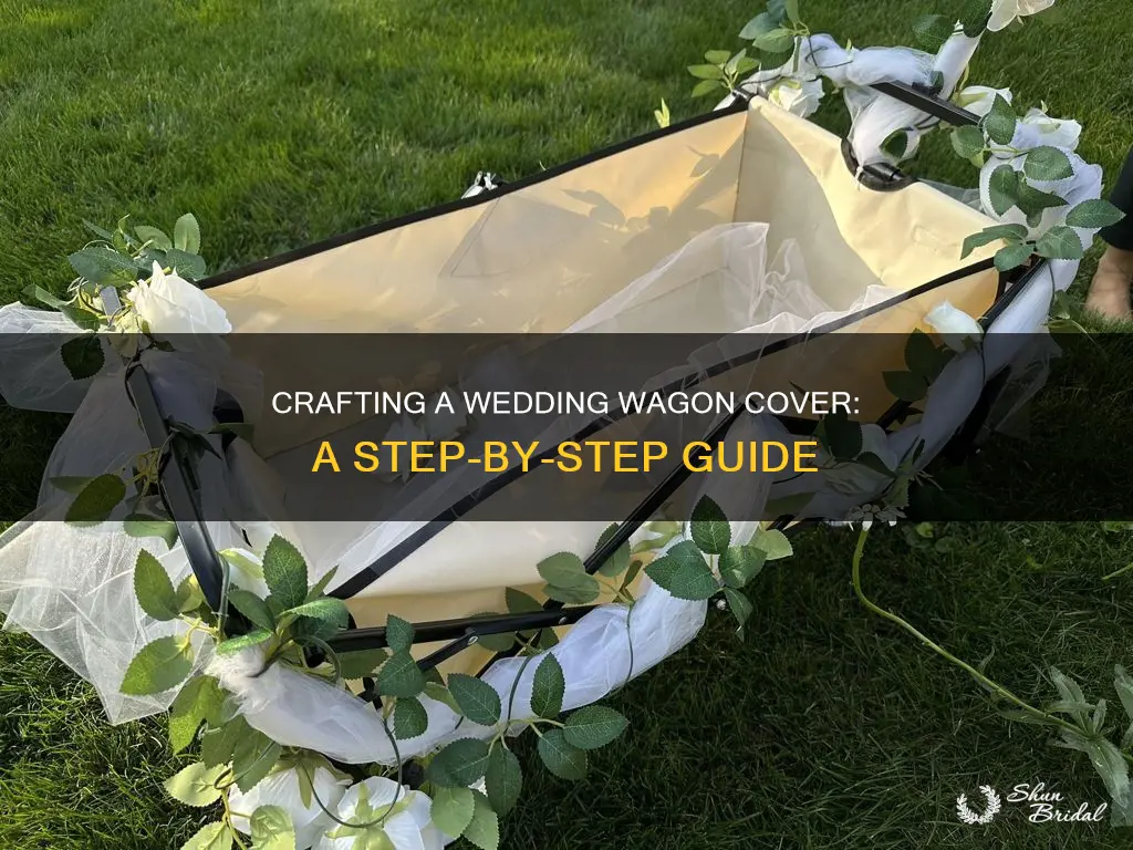 how to make a wagon cover for a wedding